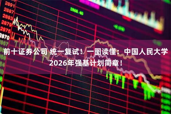 前十证券公司 统一复试！一图读懂：中国人民大学2026年强基计划简章！
